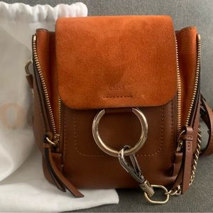 [sold]Chloe mini Faye suede leather mini backpack
